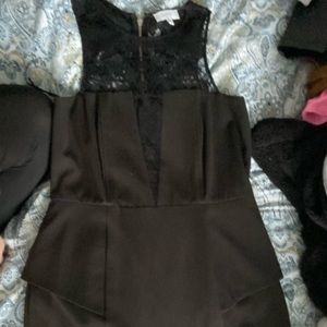 Black cocktail dress